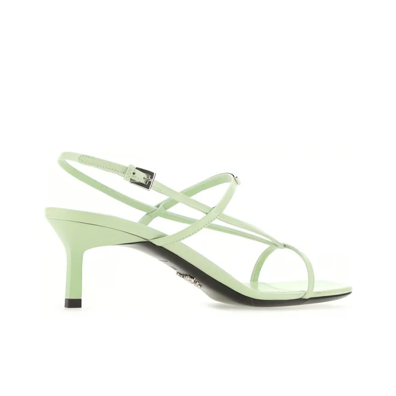 PRADA Slim Heel High Heels Women's Green-3