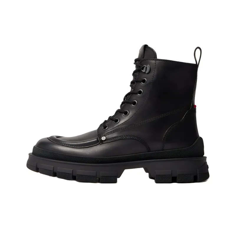 Moncler Hevea City Ankle Boots Men's Black-0