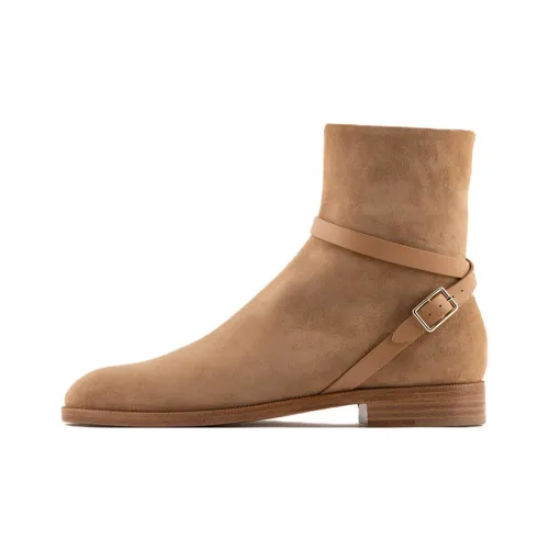 EMPORIO ARMANI Ankle Boots 1.5cm Women's Brown