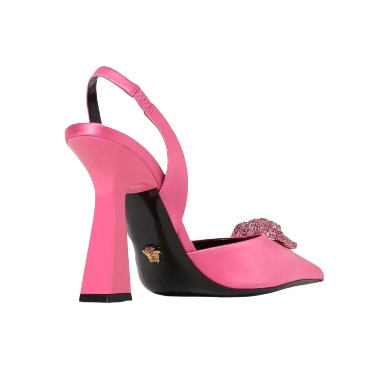 VERSACE High Heels 10.5cm Women's Pink-3