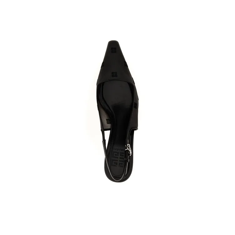 Givenchy Chunky Heel High Heels 5cm Women's Black-2