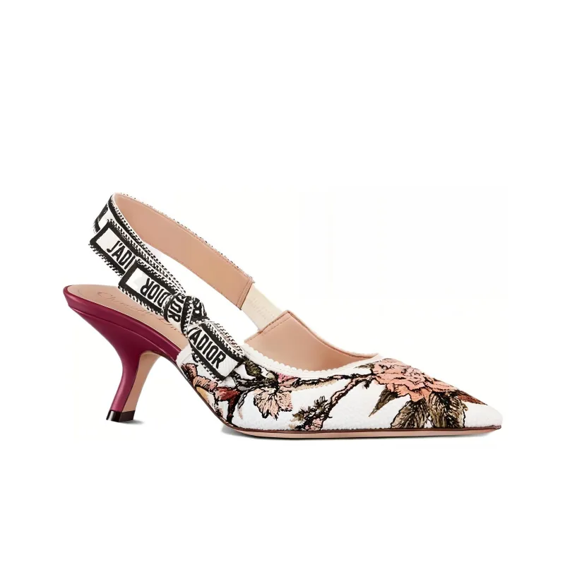 DIOR J'Adior Slim Heel High Heels Women's White-2