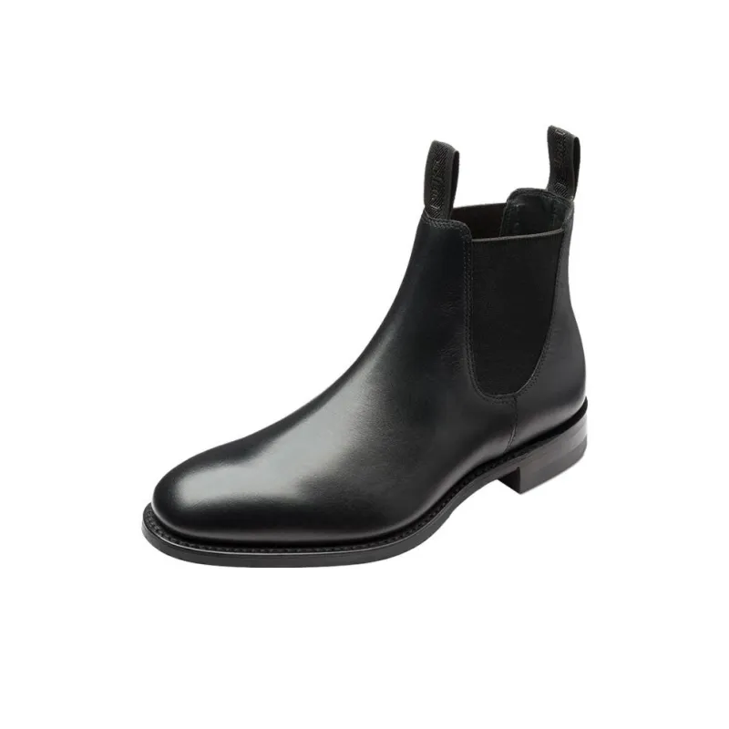 LOAKE Short Chelsea Boots Women's Black-2