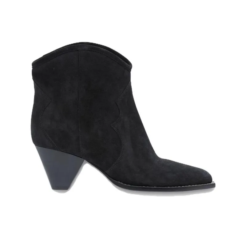 ISABEL MARANT Darizo Pointed-toe Suede Boots-1