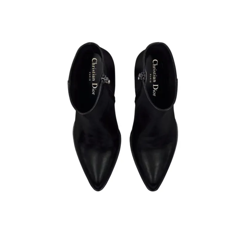 DIOR D fiction Infinite Dream Mirror Ankle Boots 10.5cm Women's Black-4