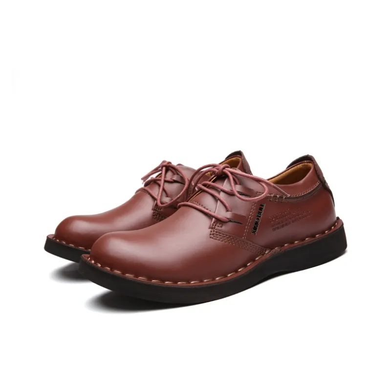 XIMO BULL Work Boots Men Low Top Brown-6