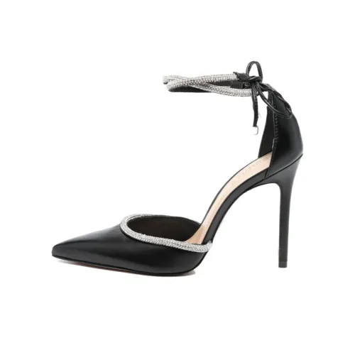 AQUAZZURA Bow Tie 50mm Metallic Pumps