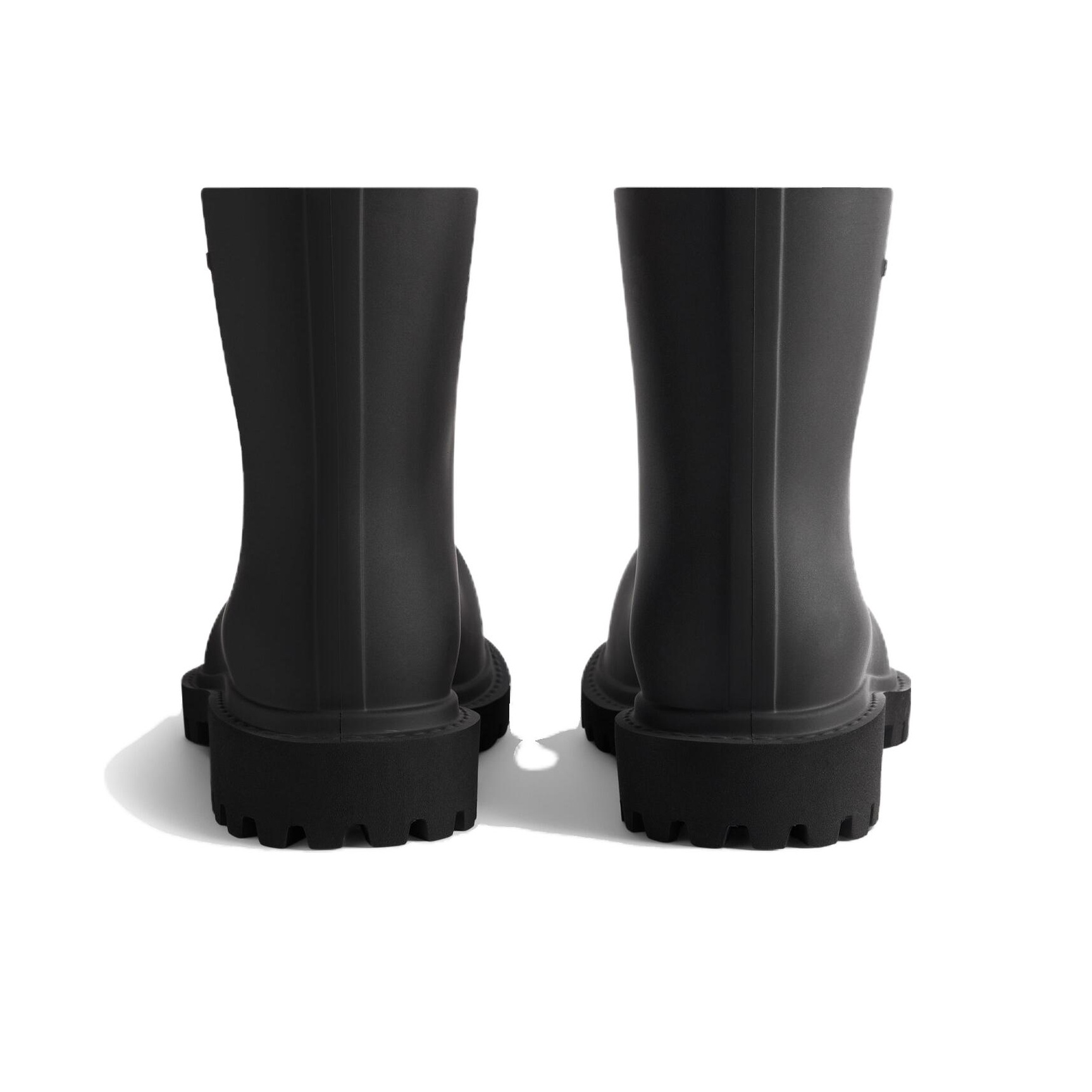 靴 BALENCIAGA SHORT BOOTS Balenciaga Leather Short Boots EU36 1/2 Ladies' Black 623924