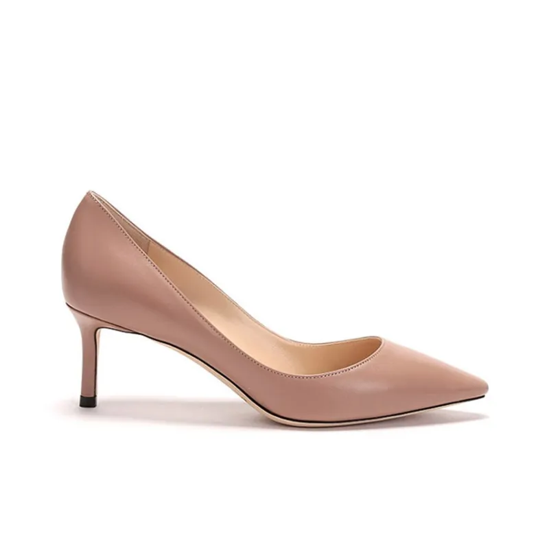 Jimmy Choo ROMY Slim Heel High Heels 6cm Women's Pink-1