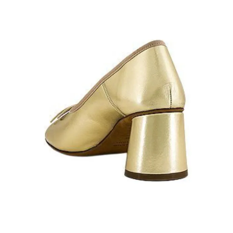 MANSUR GAVRIEL Chunky Heel High Heels 5.7cm Women's Gold-3