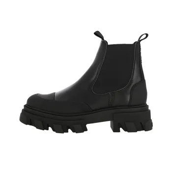 GANNI Rear-logo Chelsea Boots
