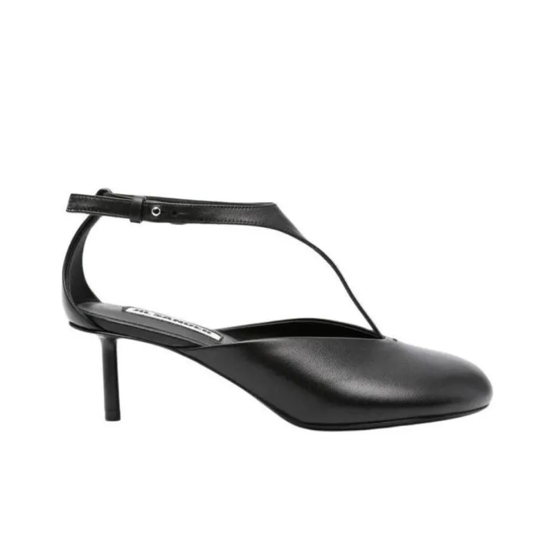 JIL SANDER 65mm Leather Pumps-1