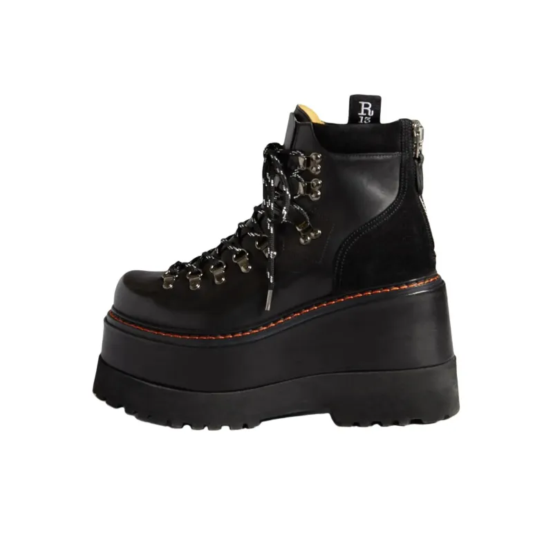 R13 Trailblazer Leather Platform Boots-0