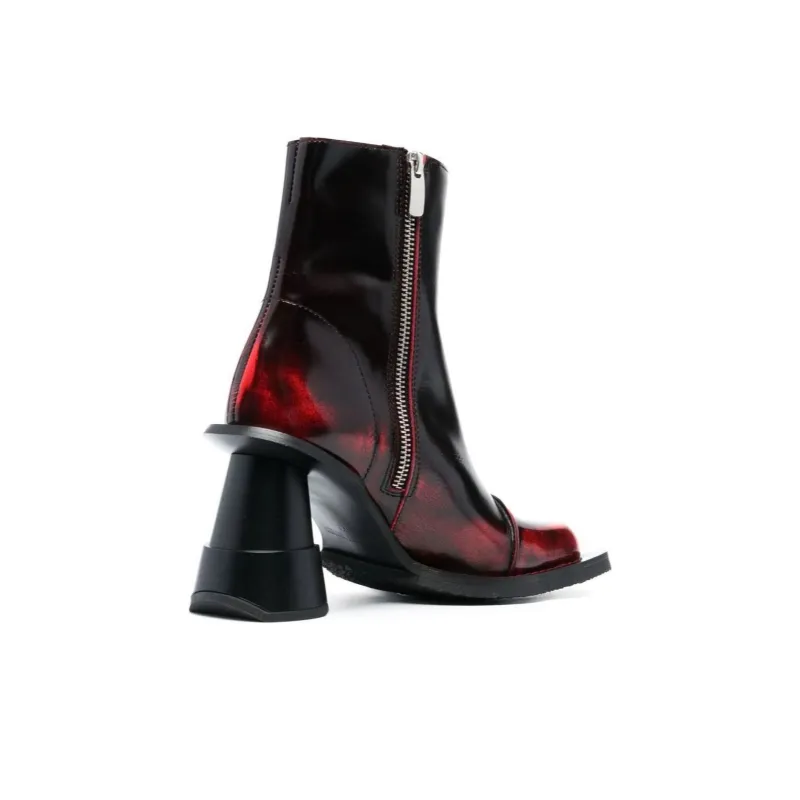 HENRIK VIBSKOV Elle Driver Heel 100mm Leather Boots-3