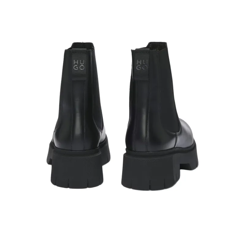 HUGO BOSS Short Chelsea Boots Women's Black-3