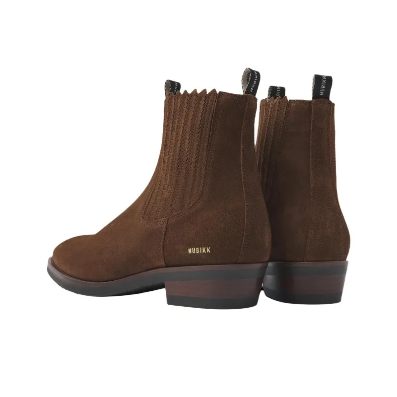 NUBIKK Neve Chelsea Boots 4cm Men's Brown-3
