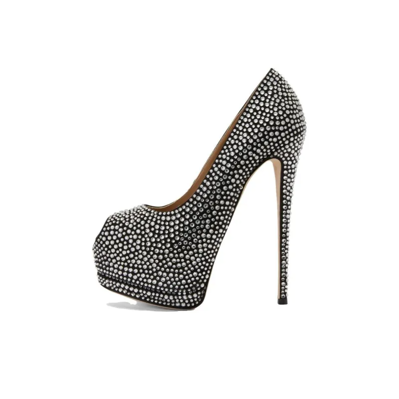 Giuseppe Zanotti Sharon 140mm Rhinestone embellished Heels Women's-0
