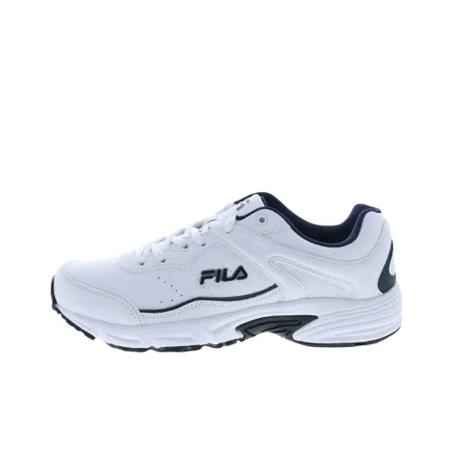 FILA Memory Sportland Anti-Slip Wear-Resistant Low-Top Casual Running Shoes Men's White