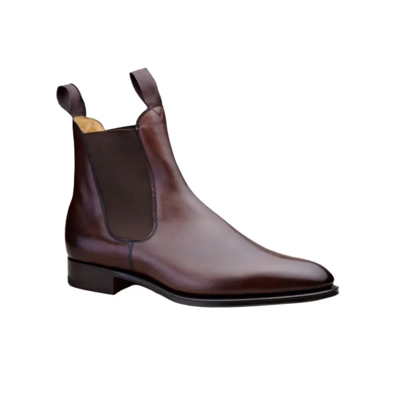 Edward Green Chelsea Boots Men's Dark Brown-2