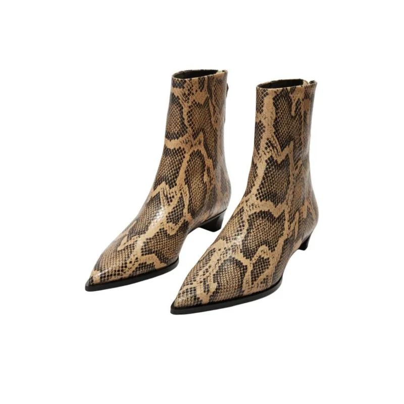 Aeyde Harriet Ankle Boots 3cm Women's Brown-2