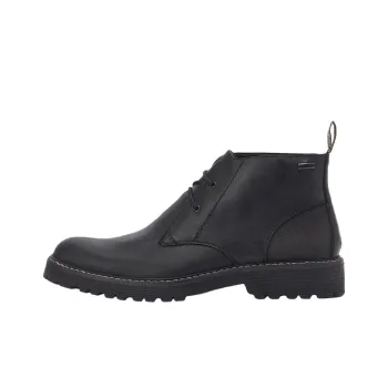 BARBOUR Chukka Ankle Boots Men's Pitch Black