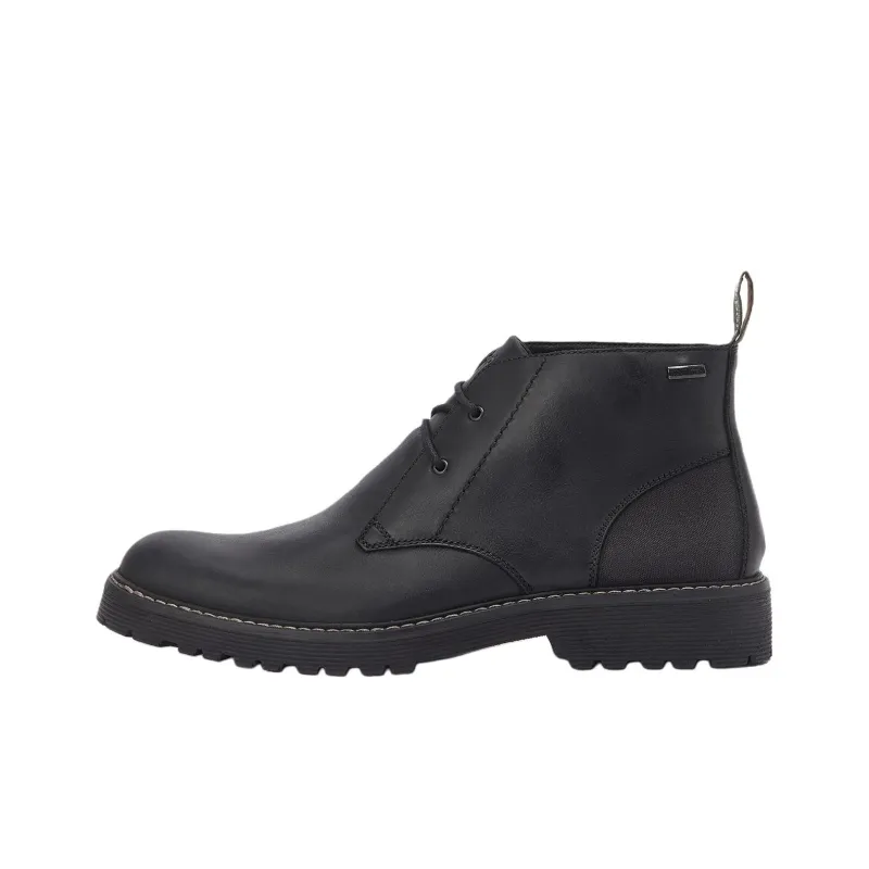 BARBOUR Chukka Ankle Boots Men's Pitch Black-0