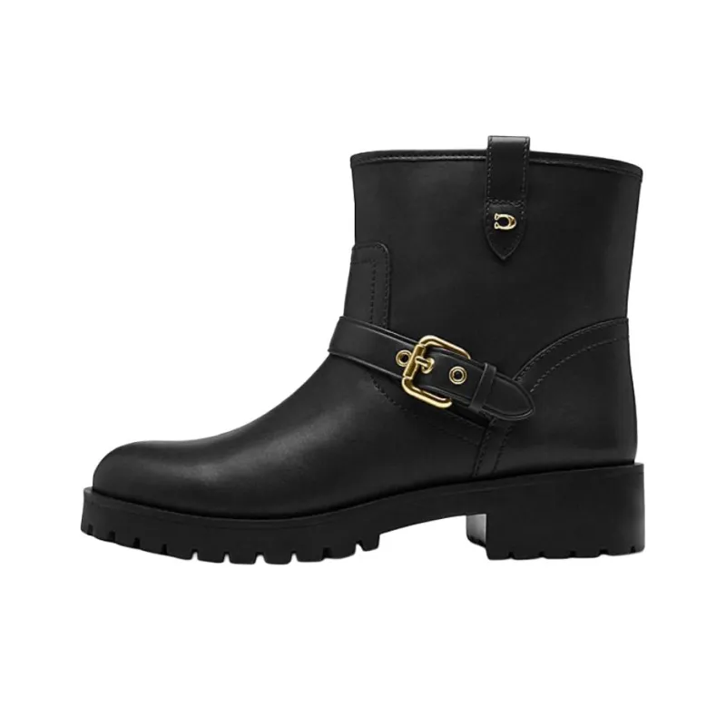 COACH Ankle Boots 6.5cm Women's Black-0