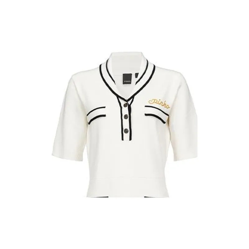 PINKO Short Sleeved Dresses Women's White-2