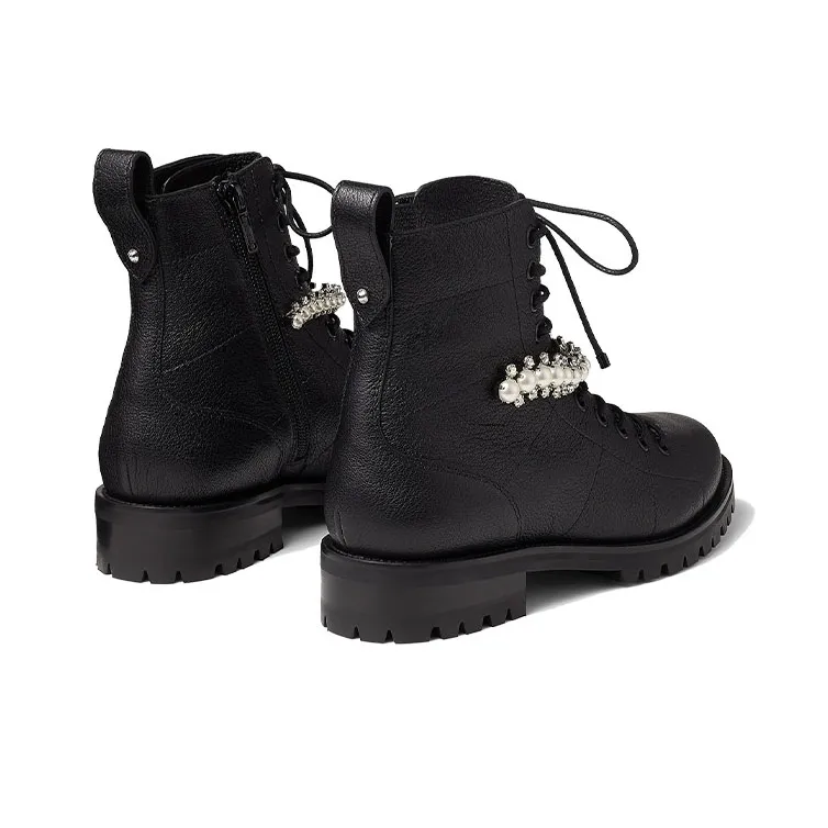 Jimmy Choo Cruz Combat Ankle Boots-4
