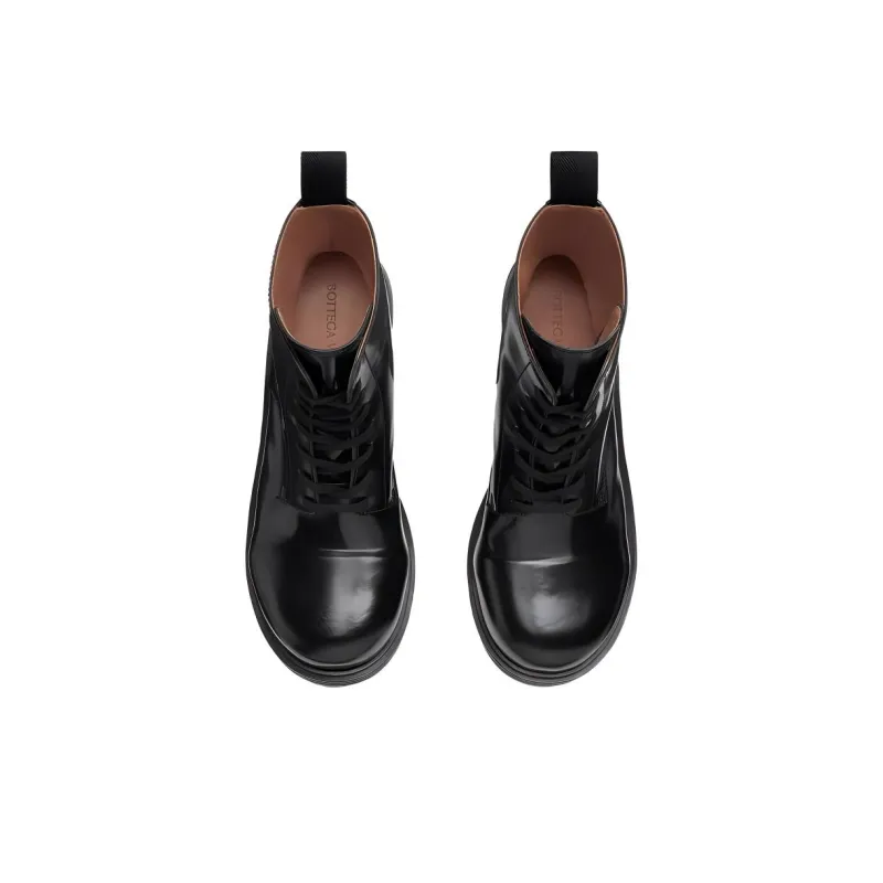 Bottega Veneta Fireman Ankle Boots Men's Black-3