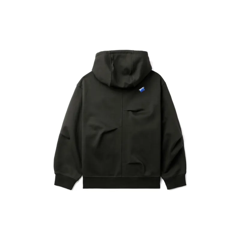 ADER ERROR Pleat detail Zip up Hoodie-1