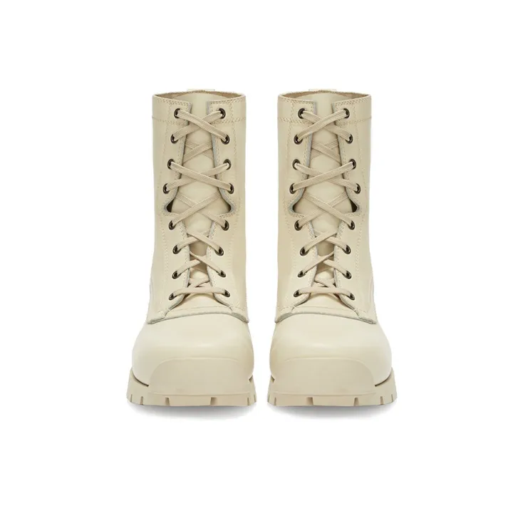 JIL SANDER Ankle Boots Men Beige-4