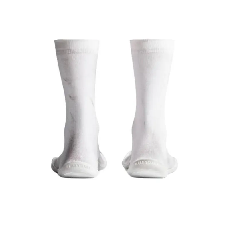 Balenciaga Sock Ankle Boots Men's White-4