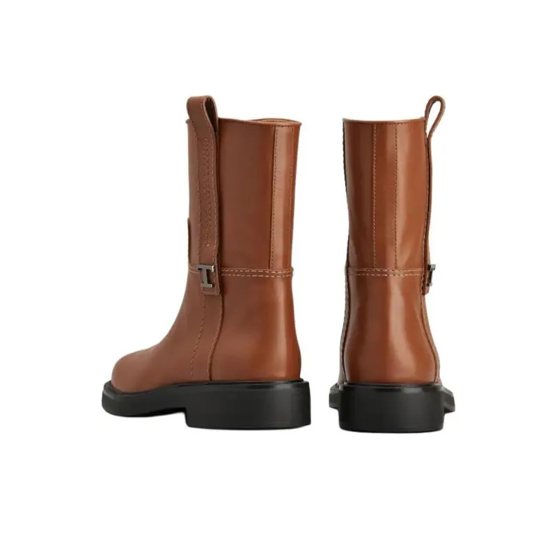 TOD'S Timeless Ankle Boots Women's Brown-3