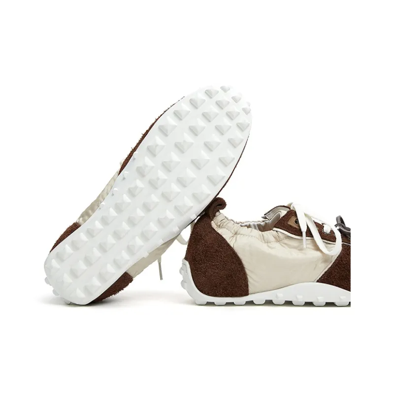 Marie Claire Anti Slip Wear Resistant Low Top Casual Shoes Women's Fruit Wood Apricot+Brown-3