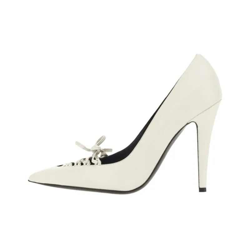 TOM FORD Cone Heel High Heels 10.5cm Women's White-0