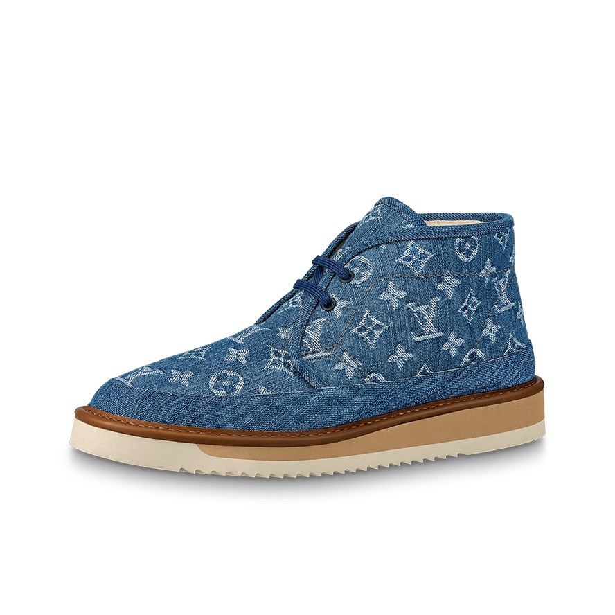 Louis vuitton blue boots best sale