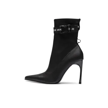 VERSACE JEANS Couture 105mm Branded-strap Ankle Boots