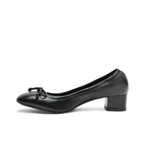 Stuart Weitzman/SW Bria 35 Block Heel High Heels 3.5cm Women's Black
