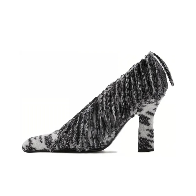 Burberry Sweep 100mm Checked Pumps-0