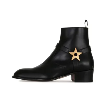 Giuseppe Zanotti/GZ Sheldon Star Ankle Boots Men's Black