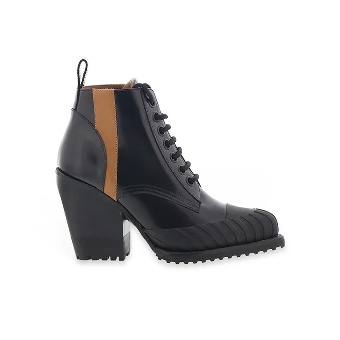 Chloe Ankle Boots 10cm Women's Black-1
