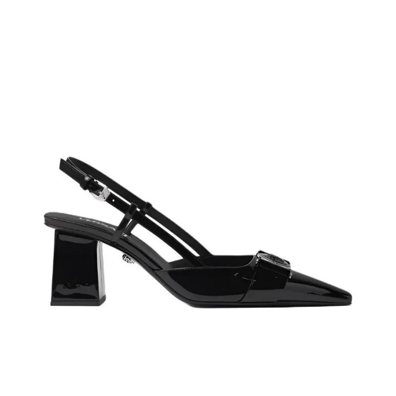 VERSACE Medusa Head Leather Pumps-1