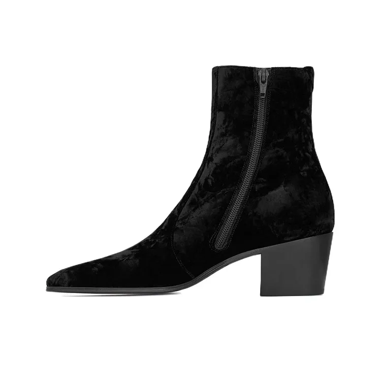 SAINT LAURENT Vassili Ankle Boots Women's Black-2