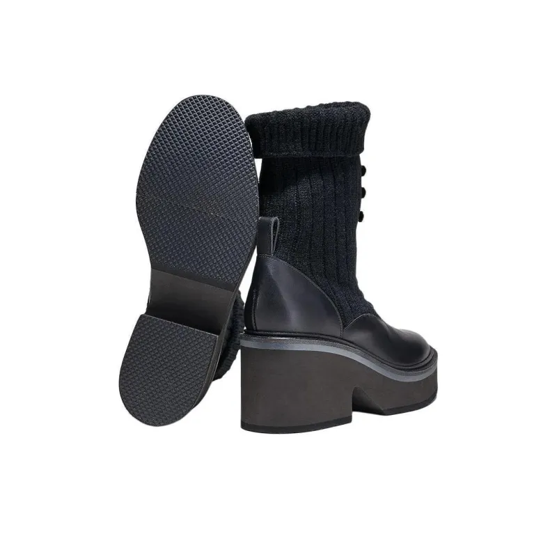 CLERGERIE Ancel Ankle Boots 7.5cm Women's Black-3