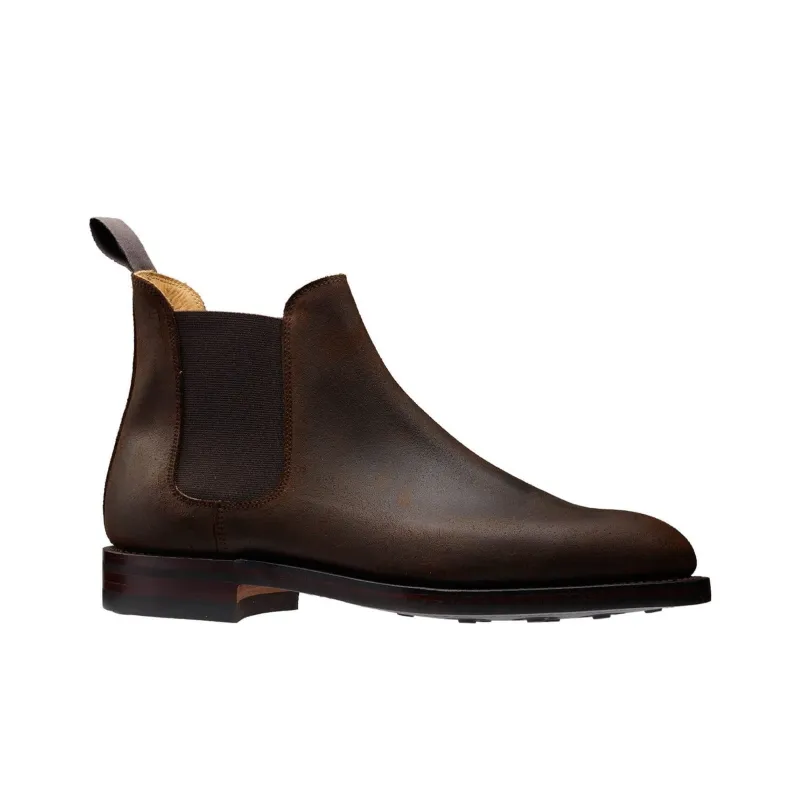 CROCKETT & JONES Chelsea 5 Short Chelsea Boots Men's Dark Brown-1