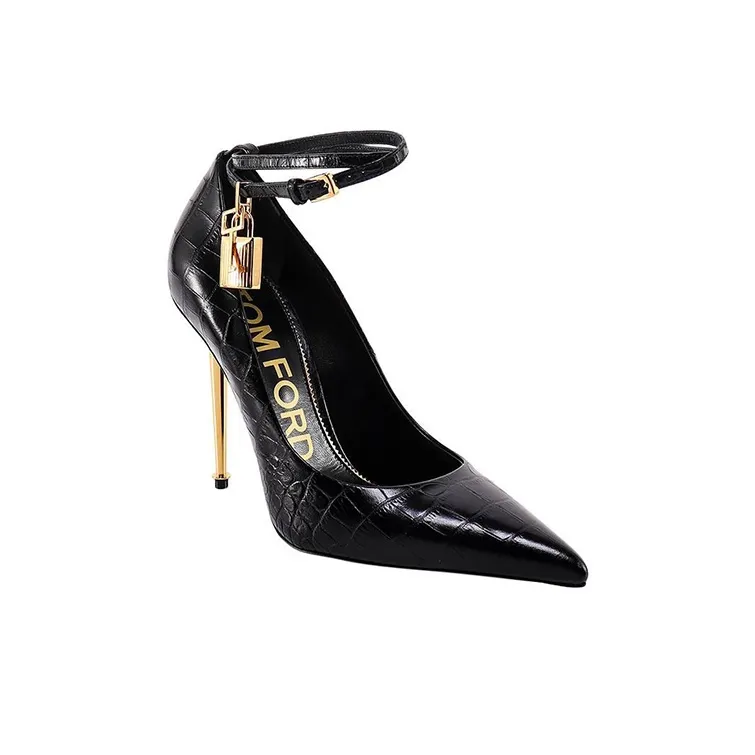 TOM FORD Slim Heel High Heels 11cm Women's Black-2