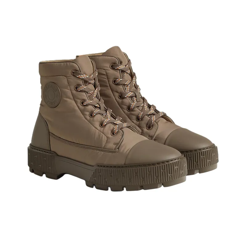 HERMES Fresh Ankle Boots Men's Army Green-2