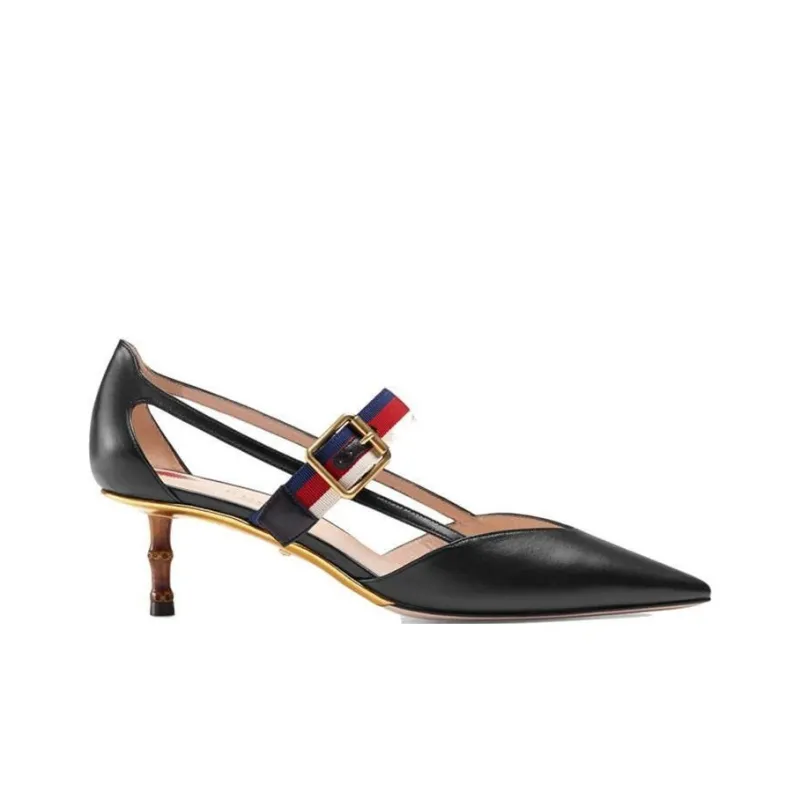 GUCCI Leather Pumps-1