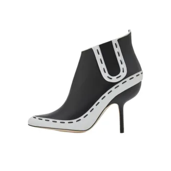 MANOLO BLAHNIK Ankle Boots 10.5cm Women's Black